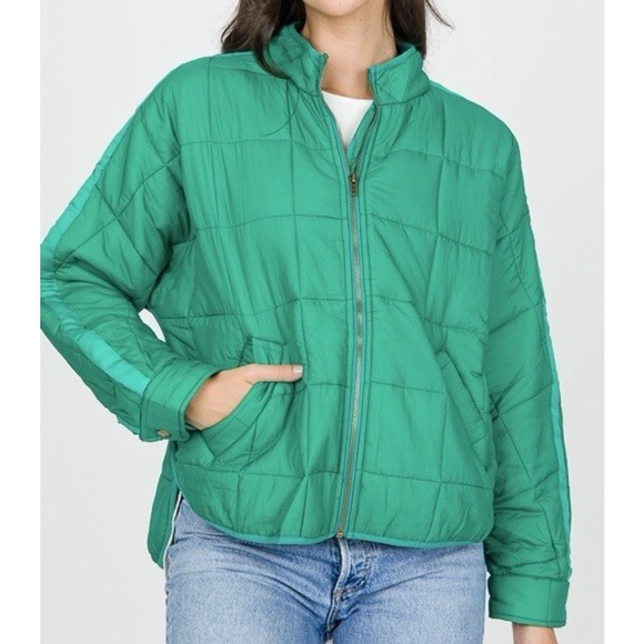 ODDI Teal Quilted Puffer Jacket Women’s 1XL - Picture 1 of 10
